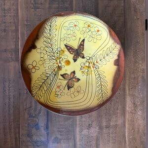 Modernist Enamel on Copper Plate